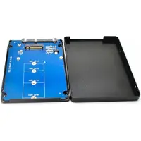 CoreParts MSNX1001B Opslagschijfbehuizing 2,5" SSD-behuizing Zwart, Accessoires voor harde schijven