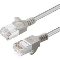 Microconnect V-FTP6A02-SLIM, 2 meter, Cat6a, U/FTP (STP), RJ-45, RJ-45, grijs