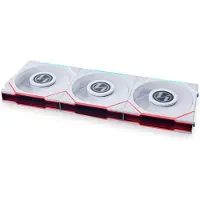Lian Li UNI FAN TL LCD Series, 3er Pack + Controller PC-ventilator Wit (b x h x d) 124 x 120 x 28 mm Incl. LED-verlichting, Incl. ventilatorcontroller, Incl.
