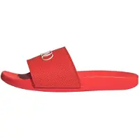 Adidas Strand-/badschoen 'Audi F1 Team Adilette' rood / offwhite