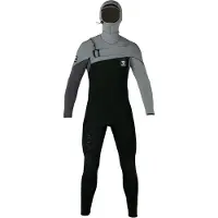 Brunotti - Gravity Wetsuit Heren - Hooded Fullsuit 6/4mm - Grijs - M