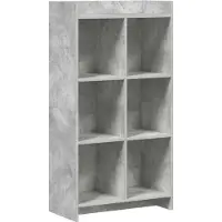 vidaXL Boekenkast Betonnen Grijs 59 x 30 x 111 cm Bewerkt hout