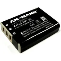 Ansmann 1400-0022 A-FUJ NP 95 lithium-ion (Li-Ion) batterij voor digitale camera, 1300 mAh capaciteit, batterijtype Fujifilm NP-95