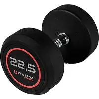 Olive Rubber Pro-style 22.5kg Dumbbell