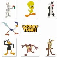 Looney Tunes - speelset 7 figuren - kunststof - 6-10 cm -