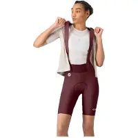 Castelli - Women's Espresso 2 DT Bibshort - Fietsbroek L, rood