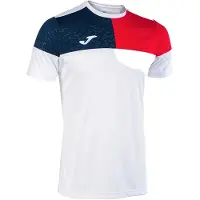 Joma Crew V T-shirt Met Korte Mouwen Wit 7-8 Years Kinderen
