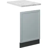 Vicco Fame-Line Frontpaneel – 45 cm, WB Marmer Licht blauw-grijs
