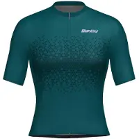 Santini - Women's Moon S/S Jersey - Fietsshirt M, blauw
