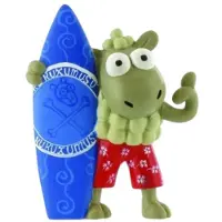 Comansi Beelorcia schaap speelfiguurtje met surfboard - Kukuxumusu Figuur - - 7 cm