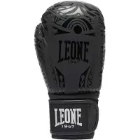 Leone1947 Haka Artificial Leather Boxing Gloves Zwart 16 oz