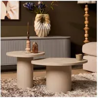Starfurn - Salontafel Mirre - Beige - 56x70x38 cm
