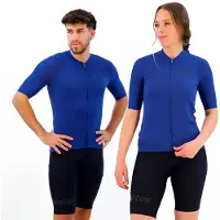 Santini - Sensation S/S Jersey - Fietsshirt M, blauw