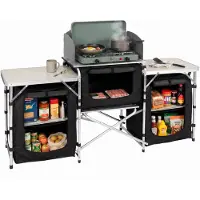 Springos Outdoor Keuken - Kampeerkitchen - Campingkeuken - Reiskeuken - Draagtas - Opvouwbaar - 175x45x110 cm