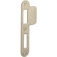 Formani Basics LBSPA-NYW sluitplaat afgerond tbv deursloten - PVD champagne