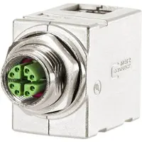 Metz MWN911A415 Sensor/actuator inbouwconnector M12 Aantal polen (sensoren): 8 Schakelkastdoorvoer 0 mm 1 stuk(s) Piece