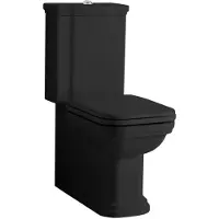 Kerasan Waldorf Kortgekoppeld toilet, wit-chroom