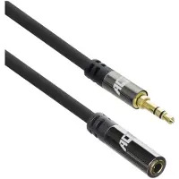 ACT AC3615 High Quality Audio Verlengkabel | 3,5 mm Stereo | Jack male - female | 2 meter