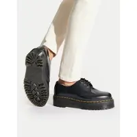 Dr. Martens Veterschoen '1461 Quad' goudgeel / zwart