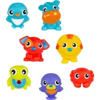 Playgro Badspeelgoed - Floating Fun Friends- badgeschenkset - Schimmelvrij - Badspeelgoed - waterspeelgoed baby - Waterspeelgoed Peuters - Baby Speelgoed - Waterspeelgoed - BPA vrij