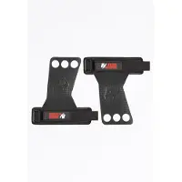 Gorilla wear 3-Hole Carbon Lifting Grips - Zwart - S
