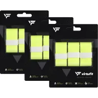 VirtuFit Pro Padel Overgrip - Neon Groen - 9 Stuks