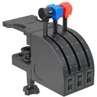 Logitech Vliegsimulator joystick - Bedraad - G - Saitek Pro Flight - Compatibel met PC - Zwart