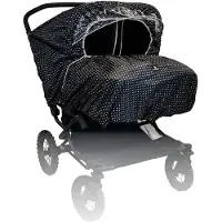 Easygrow Regenhoes Voor Tvlilinge-kinderwagen/-Buggy - Stroke - - OneSize - Regenhoezen