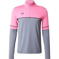 Under Armour Functioneel shirt 'Challenger' zilvergrijs / rosa / zwart
