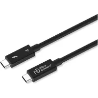 Microconnect TB4020, 2 meter, 40 Gbit/s, zwart, thermoplastisch elastomeer (TPE), 91 gram, 1 stuk
