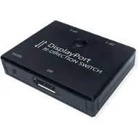 Value 14.99.3587 DisplayPort-switch Bidirectioneel bruikbaar 3840 x 2160 Pixel