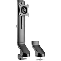 Logilink BP0161 Tafelbeugel voor monitor Aantal monteerbare displays: 1 Display(s) Zwart Draaibaar, In hoogte verstelbaar, Kantelbaar, Zwenkbaar