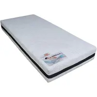 Slaaploods.nl Prince de Luxe - Pocketvering Matras - Koudschuim Afdeklaag - 70x220x25 cm - Hard