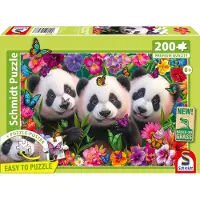 Schmidt - Legpuzzel - Panda - trio - 200 stukjes - Kinderen - vanaf 8 jaar