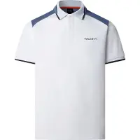 Hackett London Heren HS Colour Block poloshirt wit (M), Casual, Katoen, Korte mouwen HM5600123
