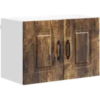 vidaXL Vaatwasserpaneel Kalmar Rook Eiken 60 x 31 x 40 cm Bewerkt hout