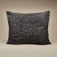 Zelesta Teddybed Panter Kussenslopen Antraciet - Kussenslopen 60 x 70 set van 2 - Teddy kussenslopen
