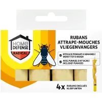 KB Home Defense Vliegen plakstrip | | 4 stuks (Inclusief punaises)