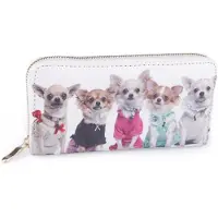Kumixi Portemonnee 'Chihuahua' wit