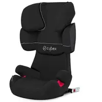 Cybex Solution X-Fix, Peuter Autostoel Groep 2/3, Puur Zwart - Zwart