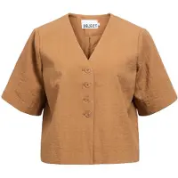 Object V-hals Knoop Blouse