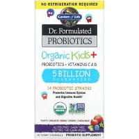 Garden of life - Dr. Geformuleerde Probiotica Biologisch voor Kinderen+, Bessen-Kersensmaak - 30 Kauwtabletten