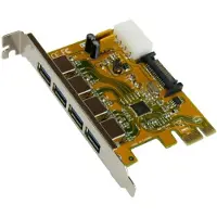 EXSYS GmbH USB 3.2 Gen1 PCIe Karte mit 4 Ports (Chip-Set Renesas) (EX-11094) PCI Express kaart