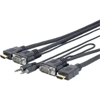 VivoLink HDMI- en VGA-kabel - - PROVGAHDMIFLY3 - 3m - Vliegende aansluiting - Hoge snelheid