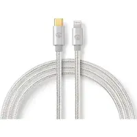 Nedis USB-Kabel | Apple Lightning 8-Pins naar USB-C Male | 480 Mbps | 2 m | 1 stuks - CCTB39650AL20 CCTB39650AL20