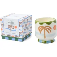 Adlibris - Geurkaars A Dopo Palm Tree - zeezout, meloen, citroen (sweet) - keramiek 227 gr.