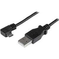 StarTech.com Kabel USB naar micro-USB Startech USBAUB2MRA Zwart