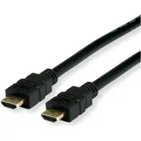 Value HDMI kabel met Semi-Lock connectoren - versie 2.0 (4K 60Hz + HDR) / zwart - 2 meter