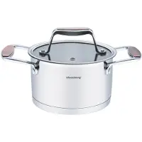 Klausberg 7225 - Stalen pan 18/10 - 16 cm - 1.8 liter