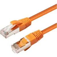 Microconnect MC-SFTP6A015O, 1,5 meter, Cat6a, S/FTP (S-STP), RJ-45, RJ-45, oranje